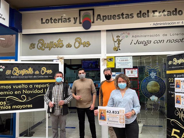 Administración de lotería 'El Quijote de Oro' de Alcázar de San Juan (Ciudad Real)