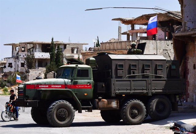 Soldados de Rusia en Siria