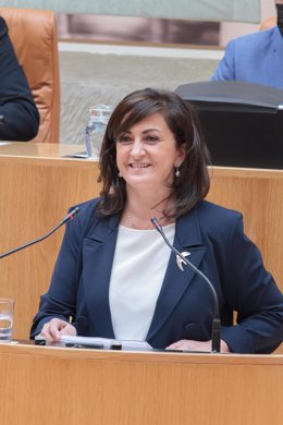 Archivo - La presidenta del Gobierno riojano, Concha Andreu