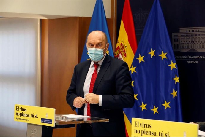 El vicepresidente del Principado y presidente en funciones, Juan Cofiño