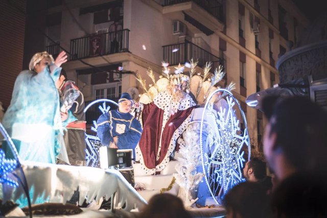 Cabalgata de Reyes Magos en Mérida.