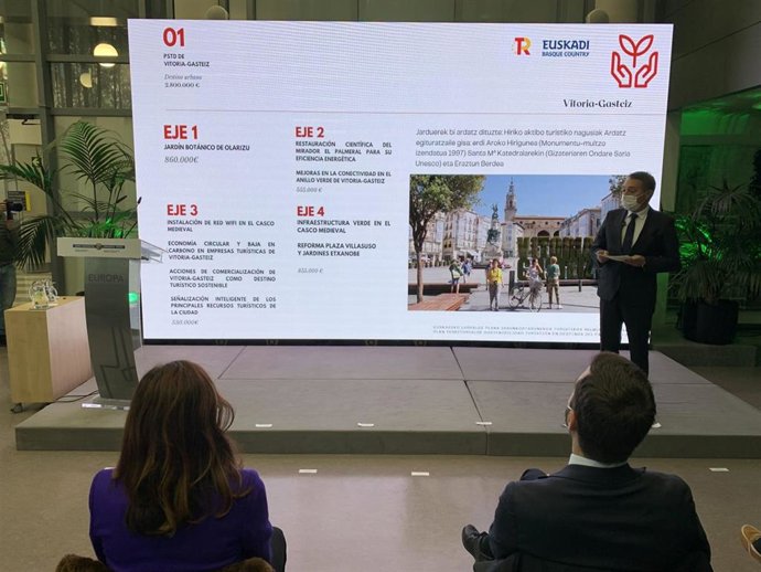 El Plan de Sostenibilidad Turística de Vitoria-Gasteiz recibirá ayudas europeas por valor de 2,8 millones