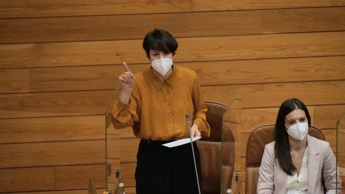 Ana Pontón (BNG) interviene en la sesión de control