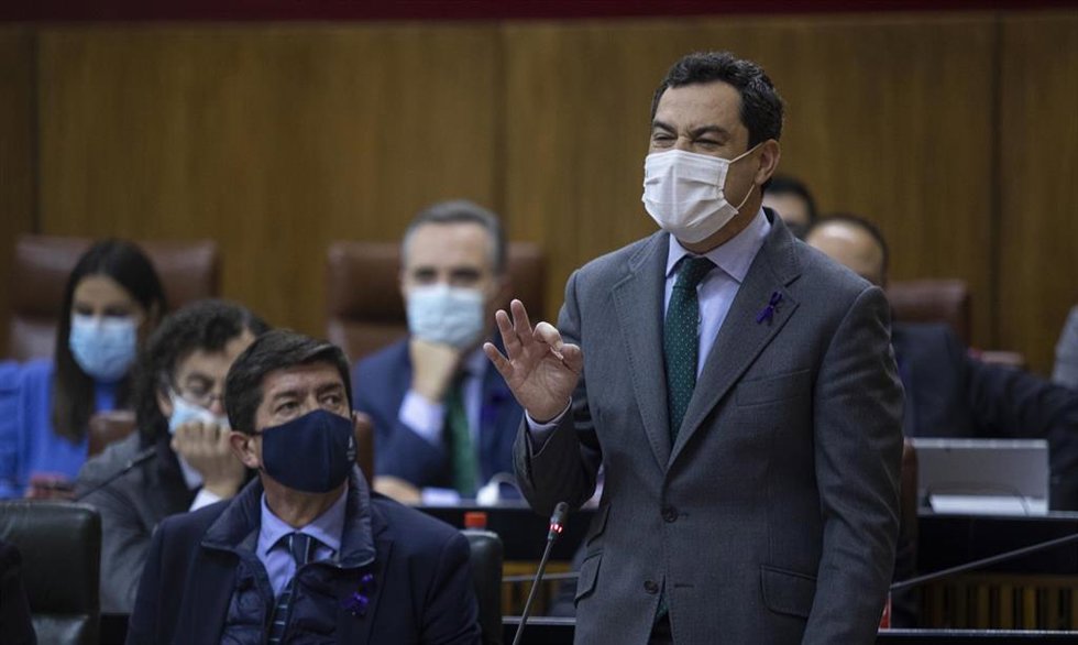 El presidente de la Junta de Andalucía, Juanma Moreno, en una fotografía de archivo