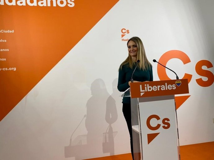 La coordinadora de Cs en Huelva y diputada provincial, María Ponce.