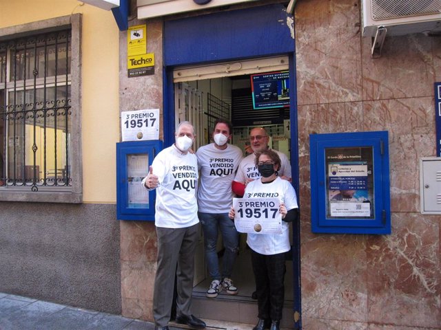 Administración de Badajoz que ha repartido un millón de euros en el Sorteo de Lotería de Navidad