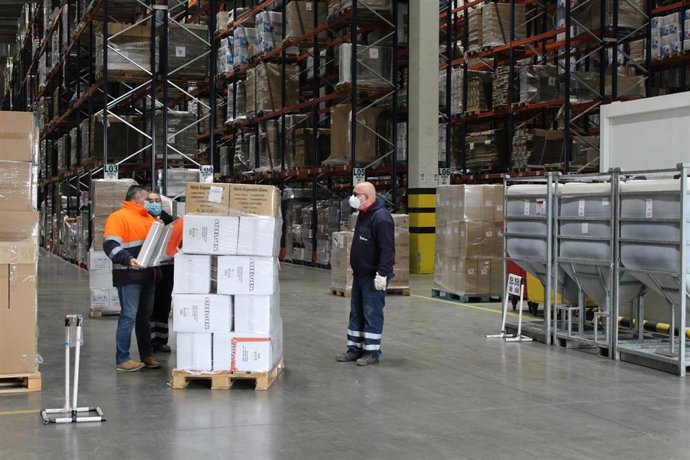 El Gobierno aragonés guardará ahora un stock de material en instalaciones propias