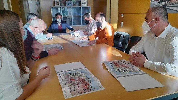 Reunión del consejero Alejandro Calvo con los alcaldes del suroccidente.