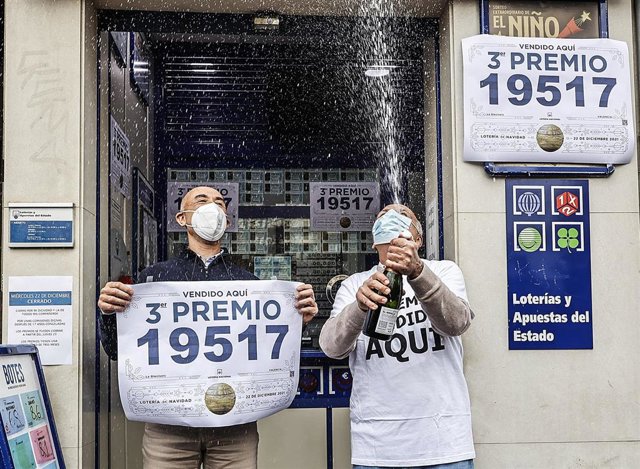 Tercer premio de la Lotería de Navidad vendido en València