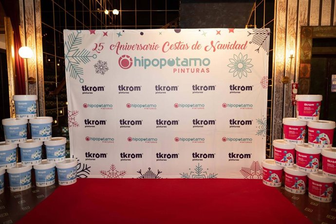 Photocall de la Gala de Navidad de Pinturas Hipopótamo