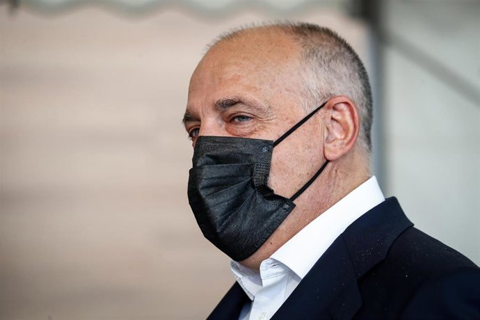 Archivo - Javier Tebas, presidente de LaLiga.