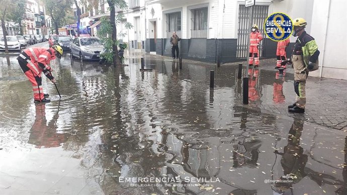Anegaciones en Sevilla capital