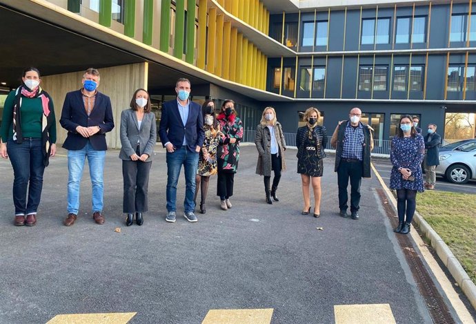 Melania Álvarez en la residencia de Lugones