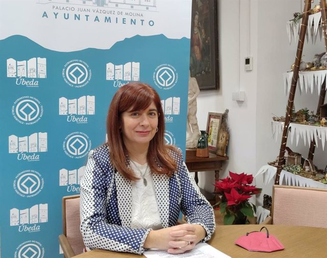 La alcaldesa de Úbeda, Antonia Olivares.