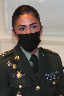Amanda García Oliva, capitán enfermera del Cuerpo Militar de Sanidad