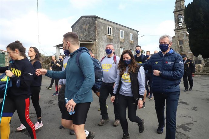 Rueda recibe a los alumnos de la Agasp.