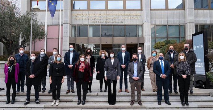 Reunión del Consejo Rector de la Red Innpulso, presidido por la ministra de Ciencia e Innovación, Diana Morant.