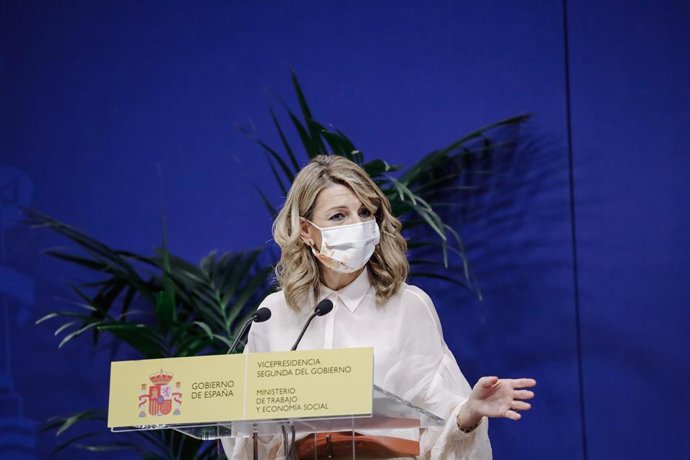 La vicepresidenta segunda del Gobierno y ministra de Trabajo y Economía Social, Yolanda Díaz