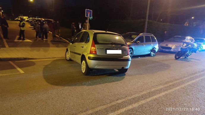 Accidente en la calle Leopolso Alas.