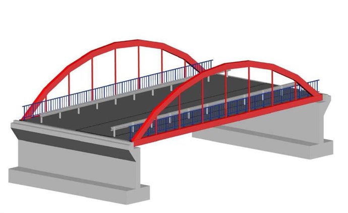 Infografía de puente en Campillos