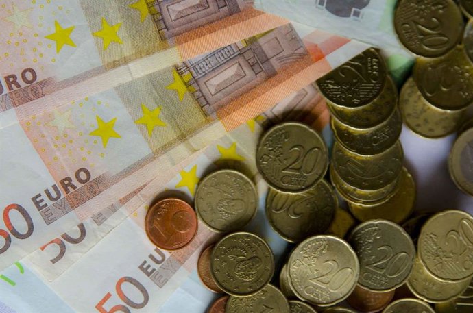 Archivo - Arxiu - Monedes, moneda, bitllet, bitllets,euro ,euros