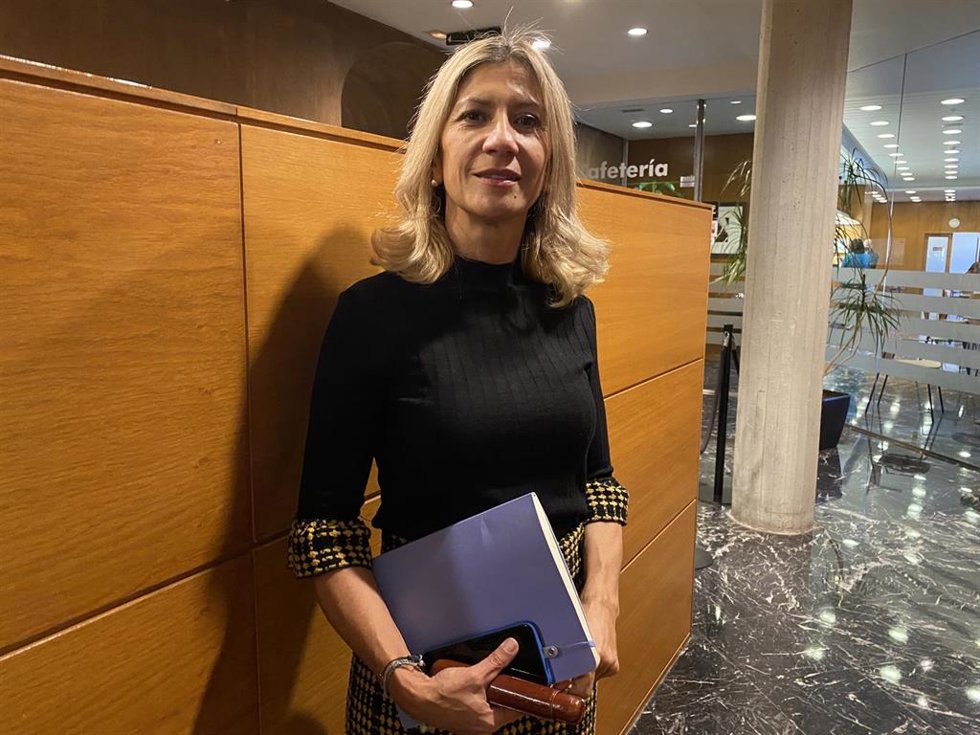 Archivo - La portavoz adjunta del PP Aragón, Mar Vaquero.