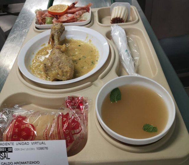 Menú del Hospital de Jaén