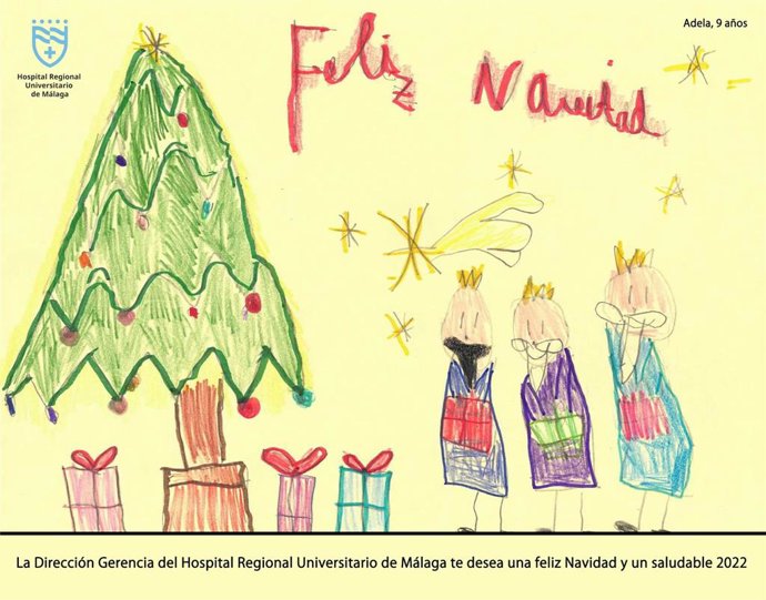 Felicitación Navidad del Hospital Regional de Málaga.