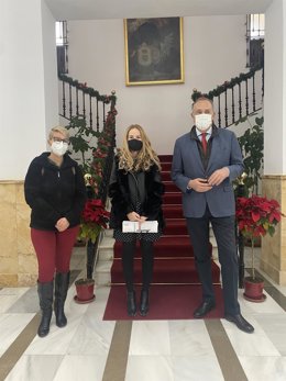 Vicente García Egea en su visita al municipio de Albox (Almería)