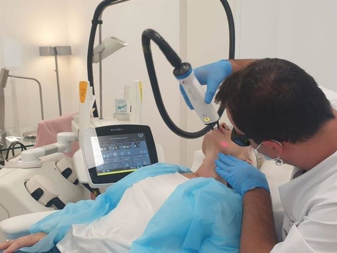 Tratamiento con láser Frax 1550 de Nordlys
