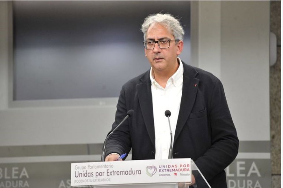 El diputado de Unidas por Extremadura Joaquín Macías, en una imagen de archivo