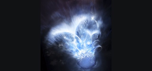 Llamarada magnética de una estrella de neutrones
