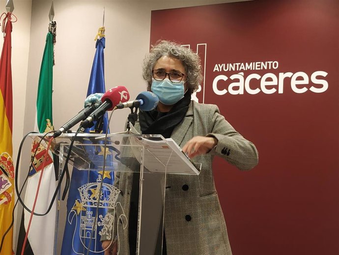 María José Pulido, portavoz del Ayuntamiento de Cáceres