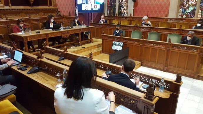 Pleno de Presupuestos en el Consell de Mallorca.