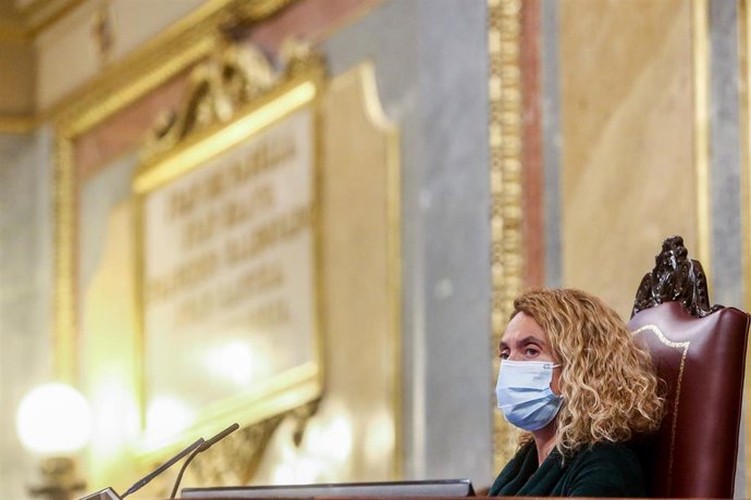 Archivo - La presidenta del Congreso, Meritxell Batet
