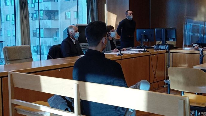 O cómico David Suárez no xuízo