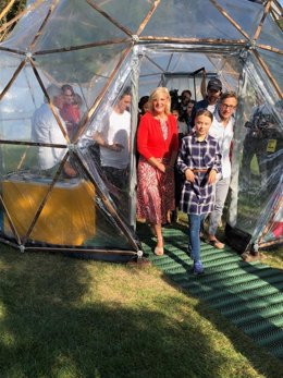 María Neira, en una imagen de archivo junto a Greta Thunberg