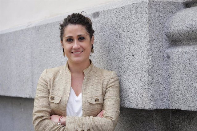 Archivo - La concejala socialista Enma López, portavoz de su grupo en la Comisión de Economía en el Ayuntamiento de Madrid