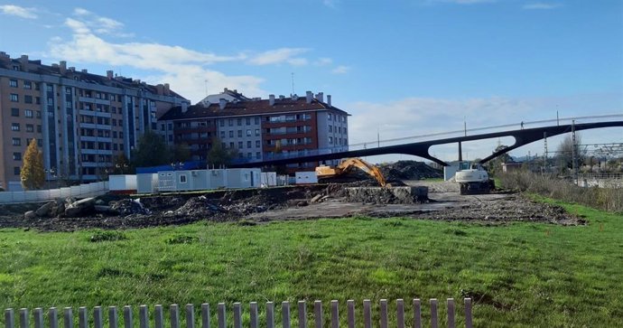 Archivo - Construcción de la Comisaría de Policía Local de Gijón