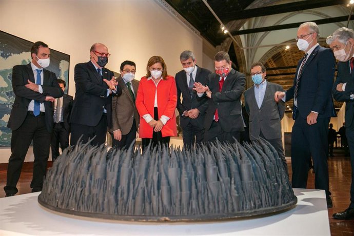 El Jefe Del Ejecutivo Autonómico, Emiliano García-Page, Ha Inaugurado La Exposición Factum  Fondos Artísticos De La Fundación Caja Castilla-La Mancha, En El Museo De Santa Cruz.
