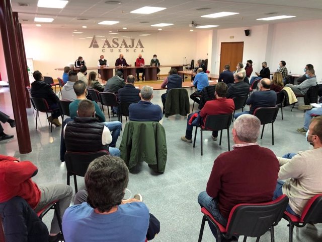 Reunión del sector del porcino en Cuenca convocada por Asaja.