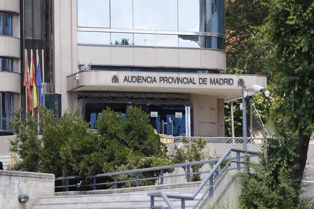 Archivo - Fachada de la Audiencia Provincial de Madrid