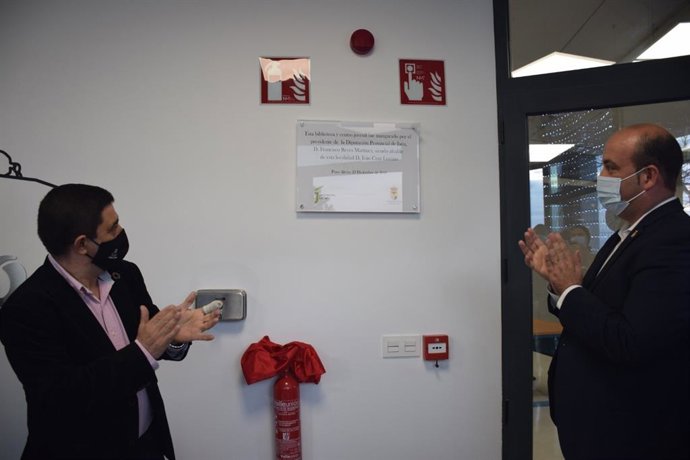 Francisco Reyes, en la inauguración de las nuevas instalaciones en Pozo Alcón (Jaén)
