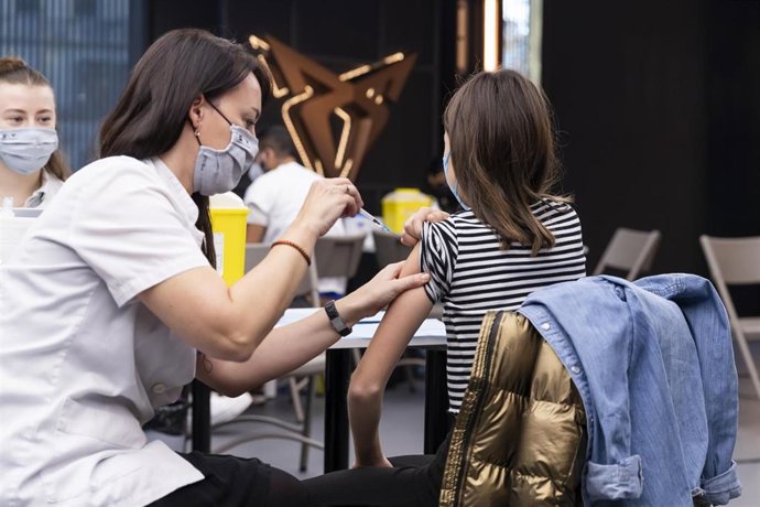 Vacunación infantil.