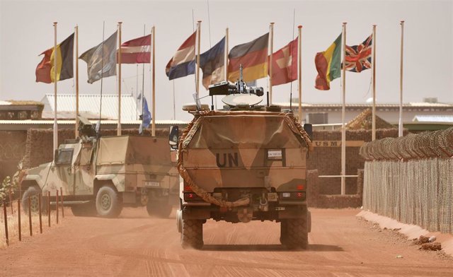 Destacamento de fuerzas de Naciones Unidas en Malí.
