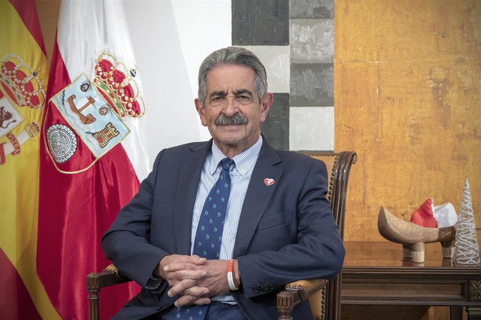 El presidente de Cantabria, Miguel Ángel Revilla, en su mensaje de Navidad
