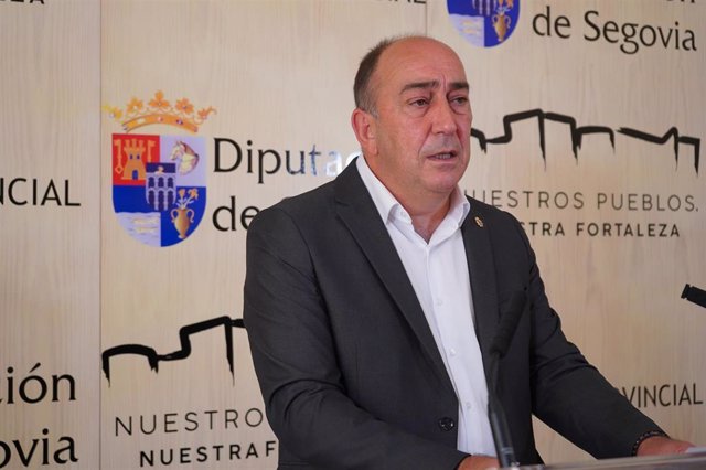 Archivo - El presidente de la Diputación de Segovia, Miguel Ángel de Vicente