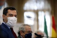 Moreno pide prudencia esta Navidad y traslada mensaje de esperanza: "Andalucía se crece ante las dificultades"