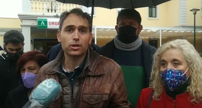 El portavoz de Unidas Podemos por Andalucía (UPporA) y coordinador andaluz de IU, Toni Valero.