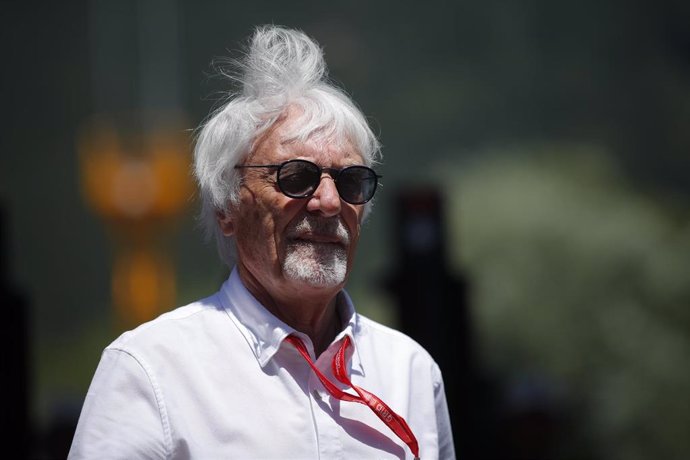 Archivo - 30 June 2019, Austria, Spielberg: British business magnate and the former chief executive of the Formula One Group Bernie Ecclestone is seen before the start of the 2019 Grand Prix of Austria race at the Red Bull Ring. Photo: Erwin Scheriau/AP